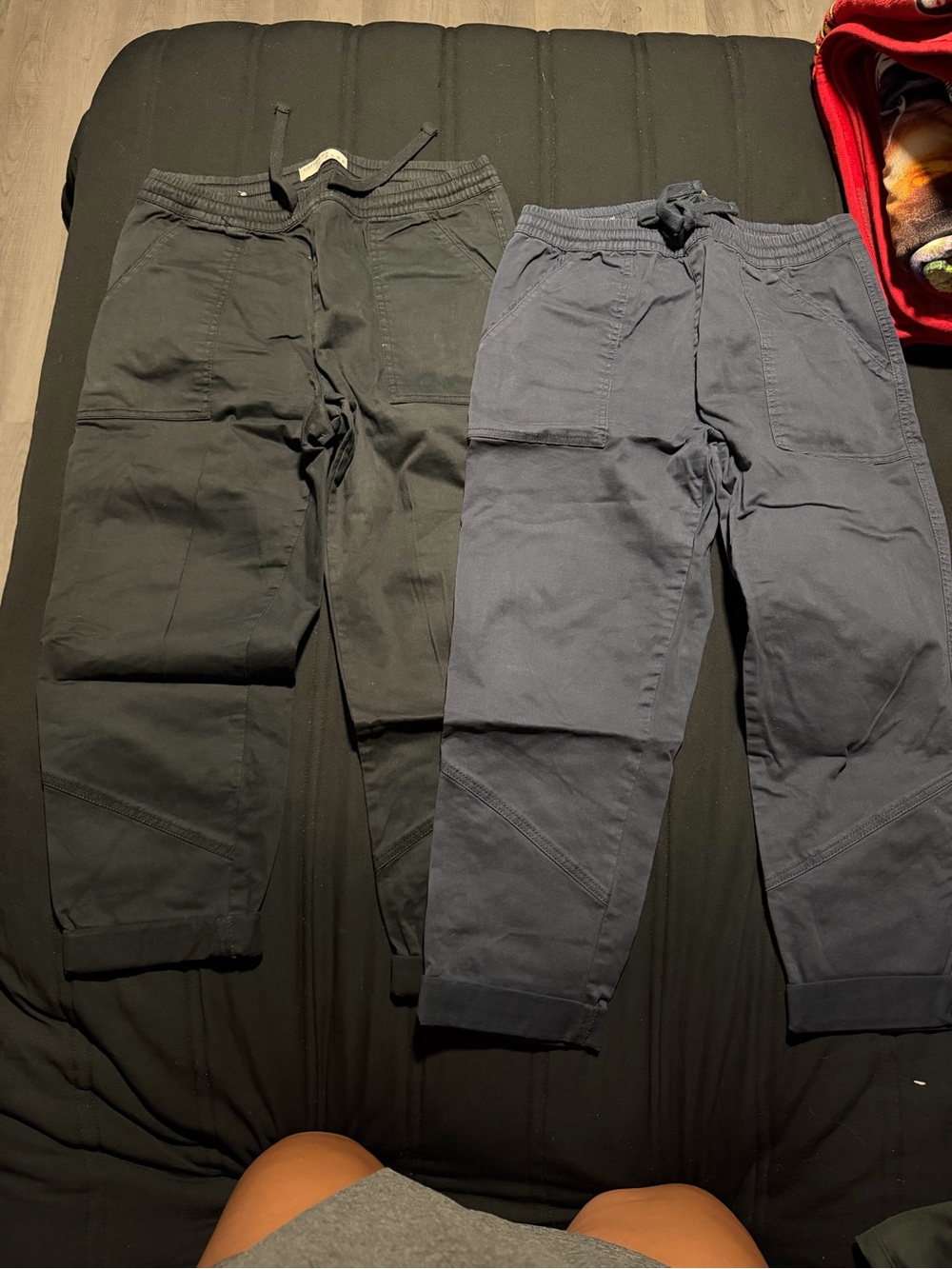 Cotton On Black & Navy Drawstring Joggers